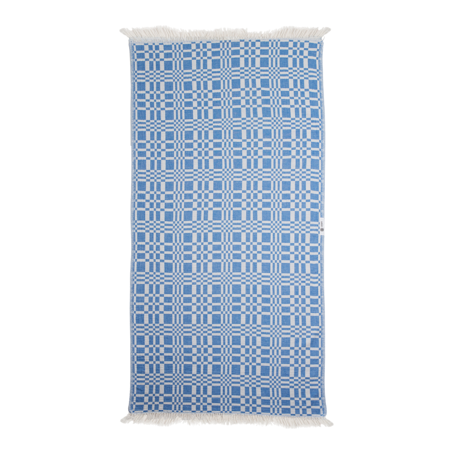 Check-Box towel large BLUE